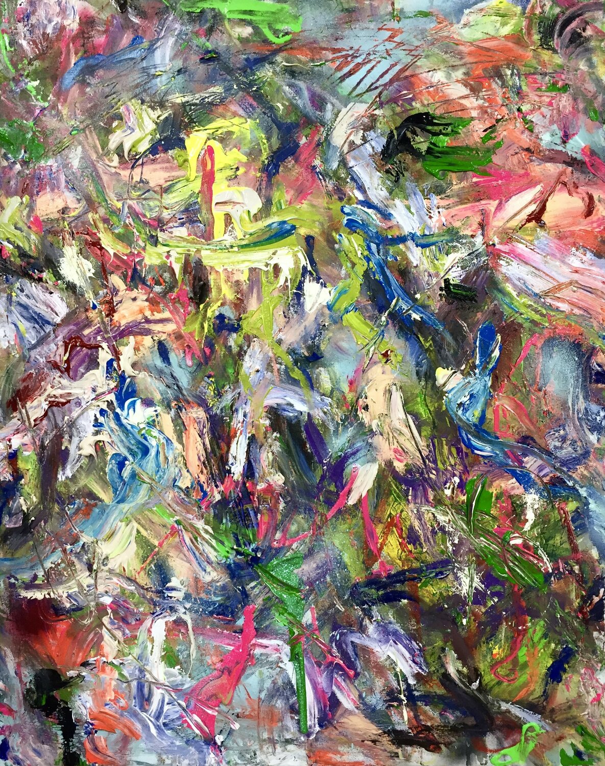 Electric Warrior Krisztina Horvath Original painting for sale
