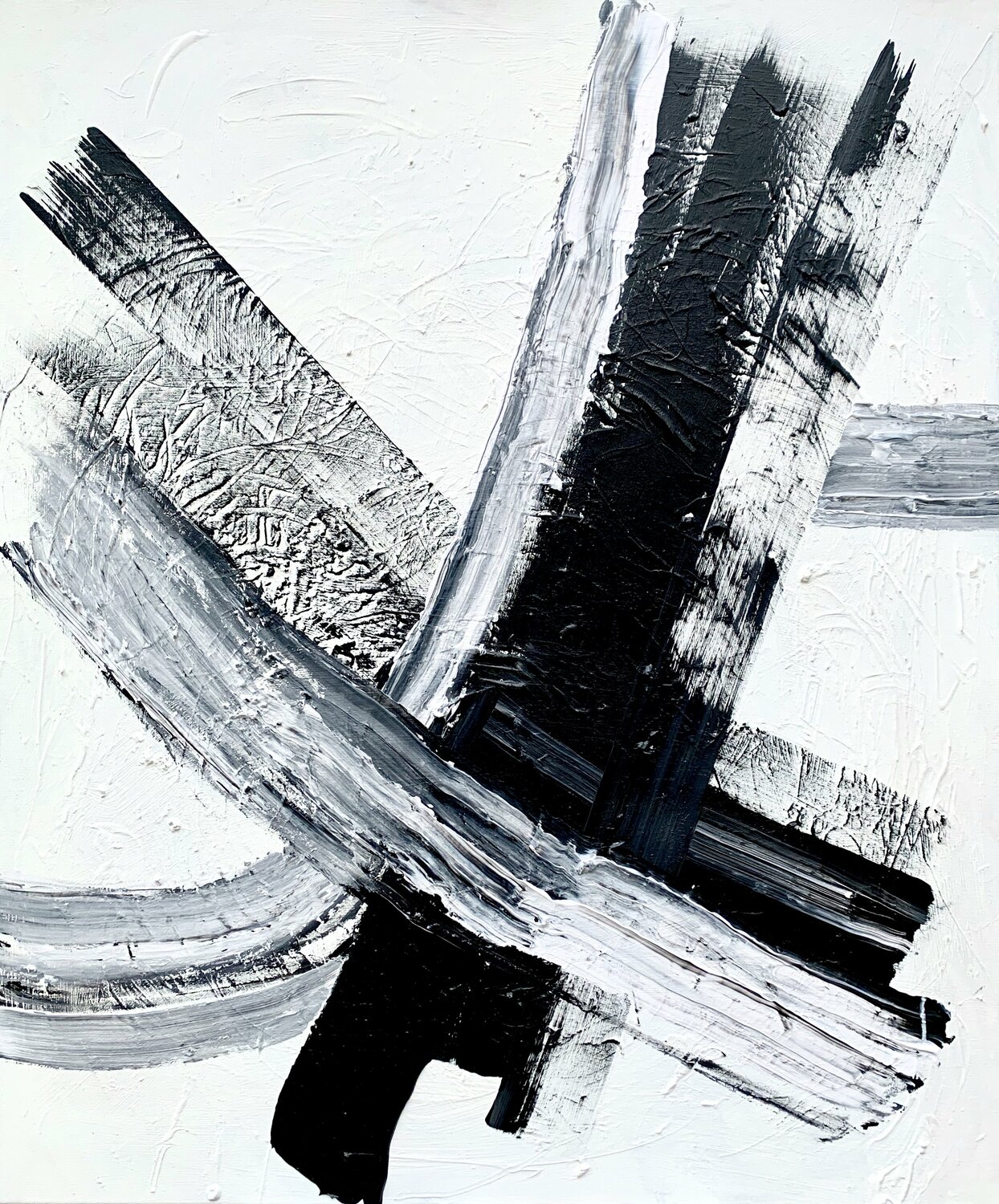 Equilibrium (Zen Study) Krisztina Horvath Original painting for sale