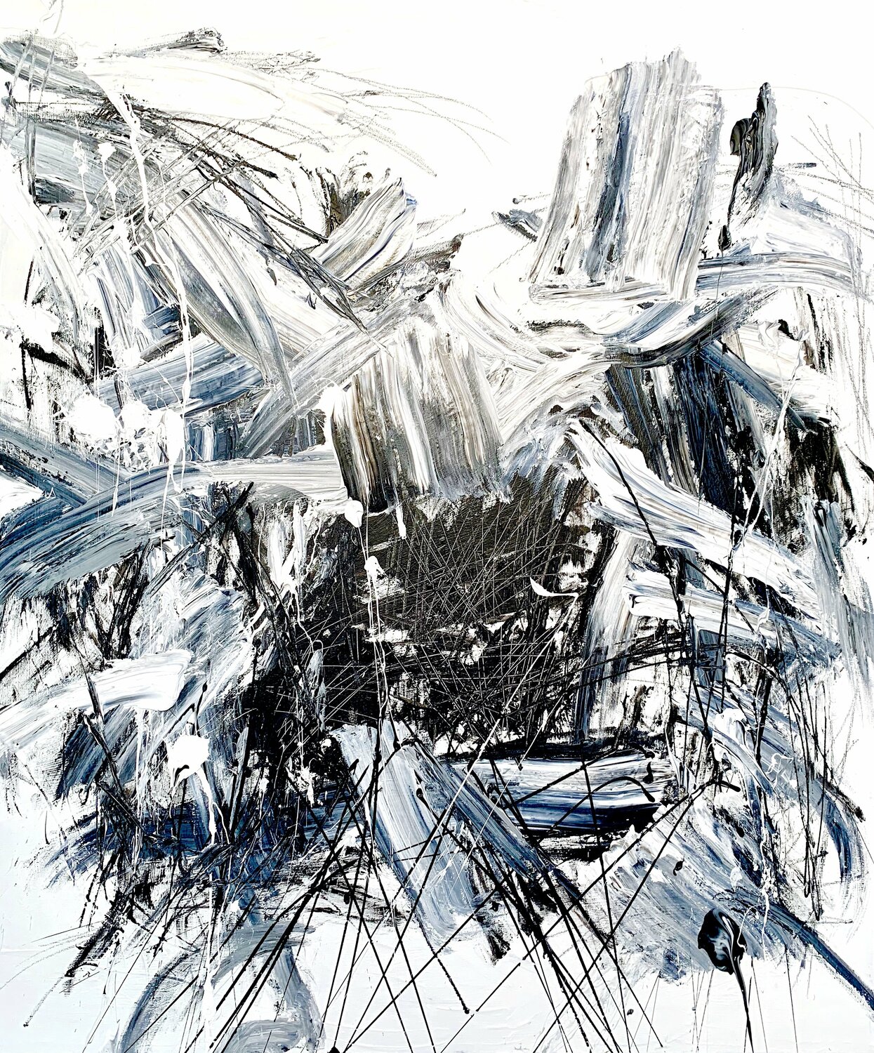 'When Ignorance Reigns, Life Is Lost' #2 Krisztina Horvath Original painting for sale