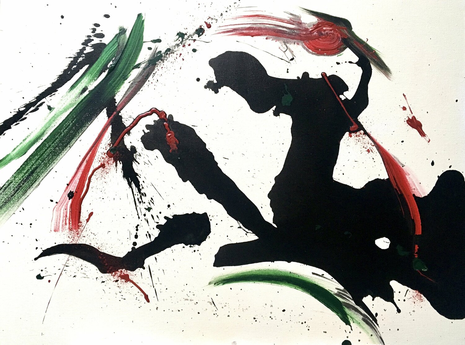 Paintings For The Uninvited #2 Krisztina Horvath Original painting for sale
