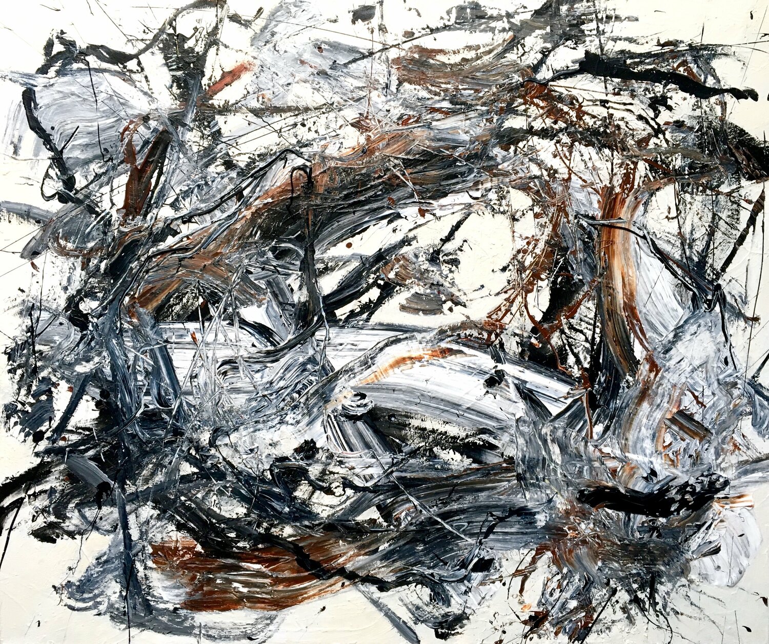 Ichi-go Ichi-e 一期一会 (Zen Study) Krisztina Horvath Original painting for sale