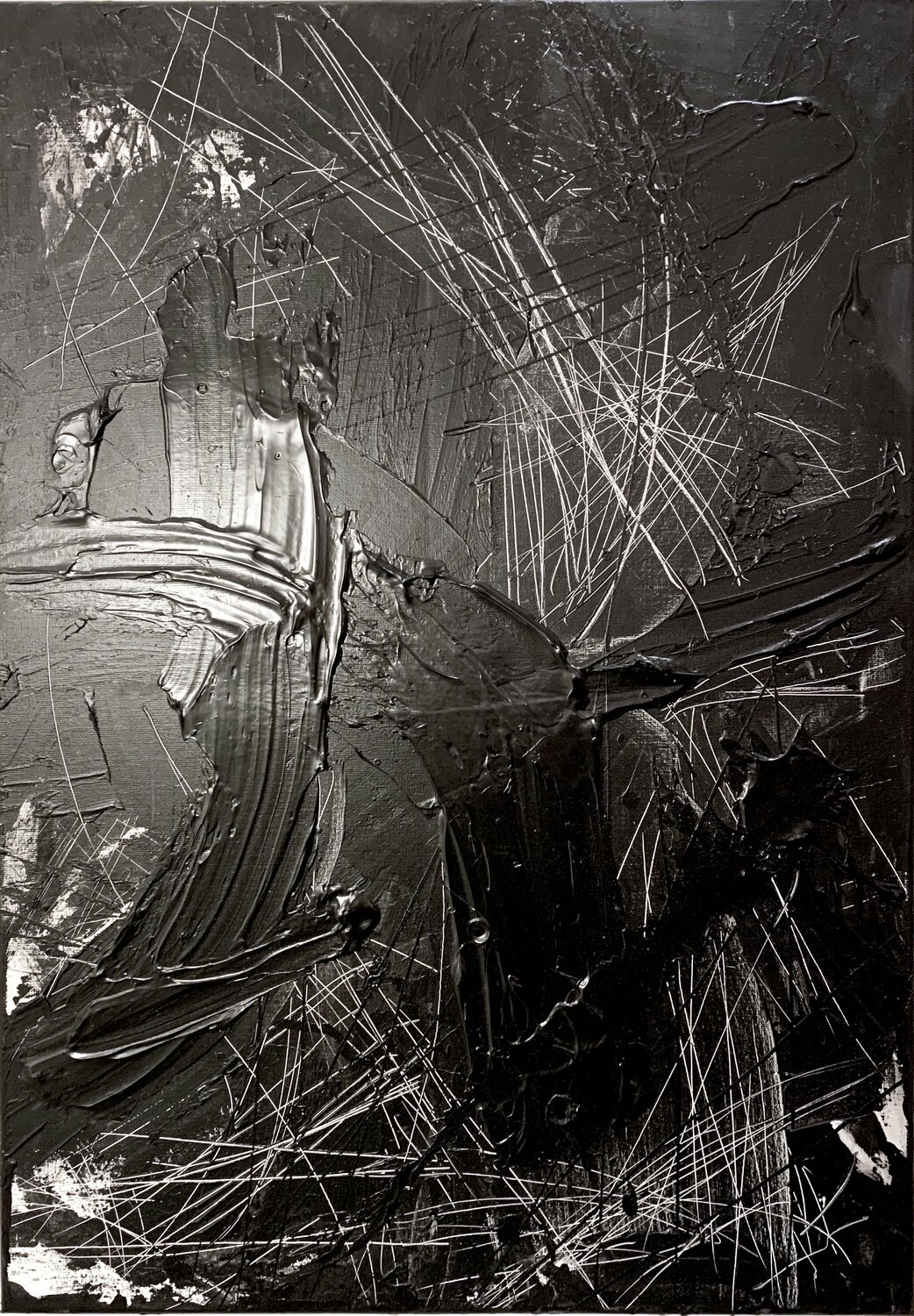 Nocturnes #7 Krisztina Horvath Original painting for sale