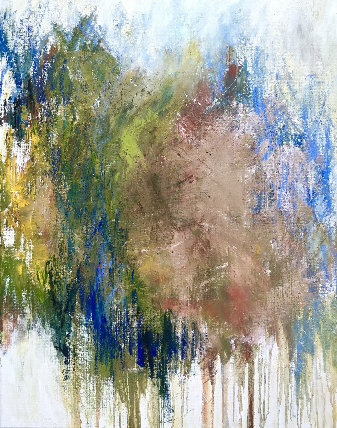 Sous Le Soleil #4 Krisztina Horvath Original painting for sale