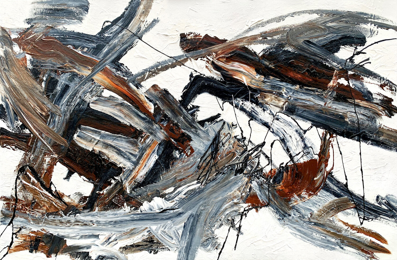 Donteatmeat (Zen Study) Krisztina Horvath Original painting for sale