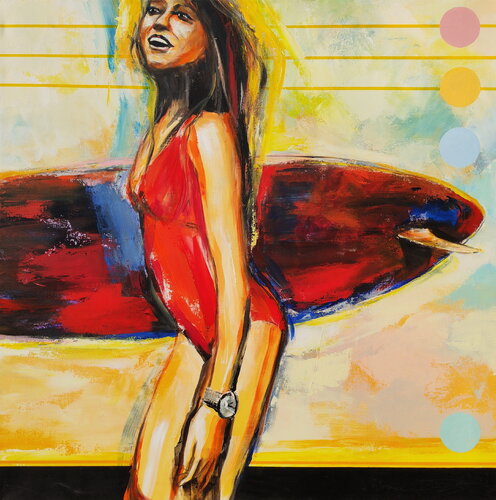On The Sunny Side Of Life by Arno Bruse, Painting for Sale on Select
