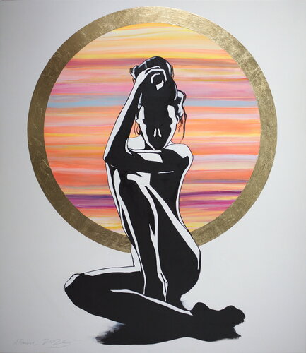 Waiting For Matisse by Arno Bruse, Painting for Sale on Select