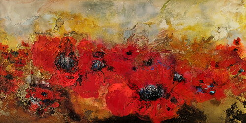 Sommer-Mohn by Arno Bruse, Painting for Sale on Select