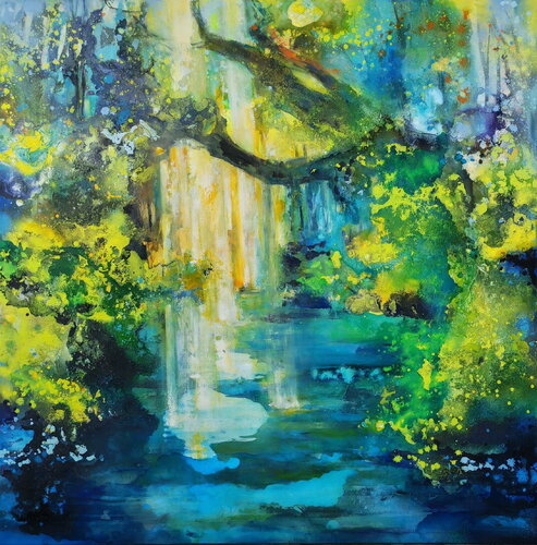 Stille Wasser von Arno Bruse, Malerei kaufen auf Select