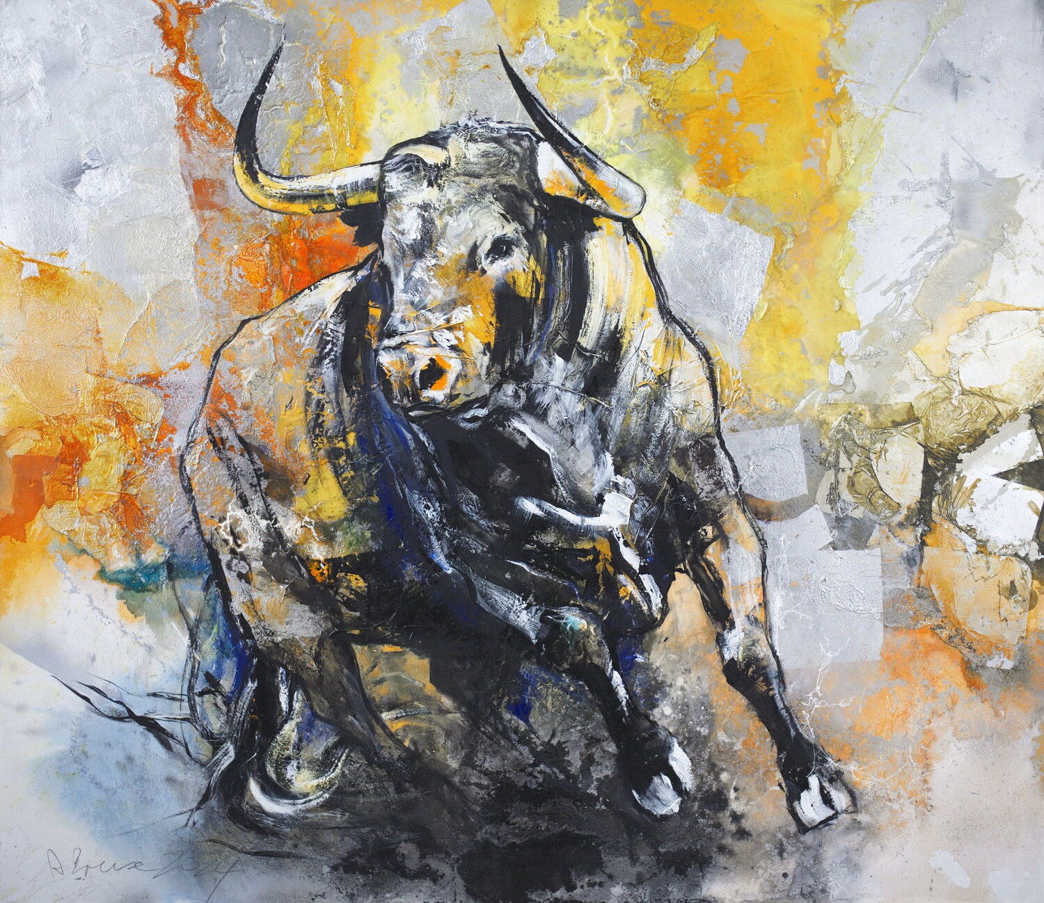 Toro Arno Bruse Original painting for sale