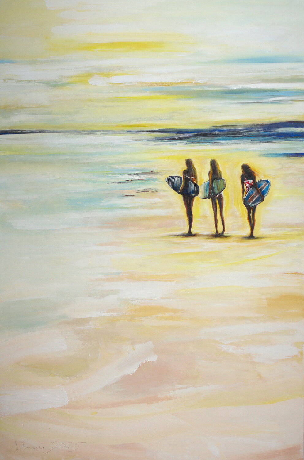 Best Time Of The Day Arno Bruse Original painting for sale
