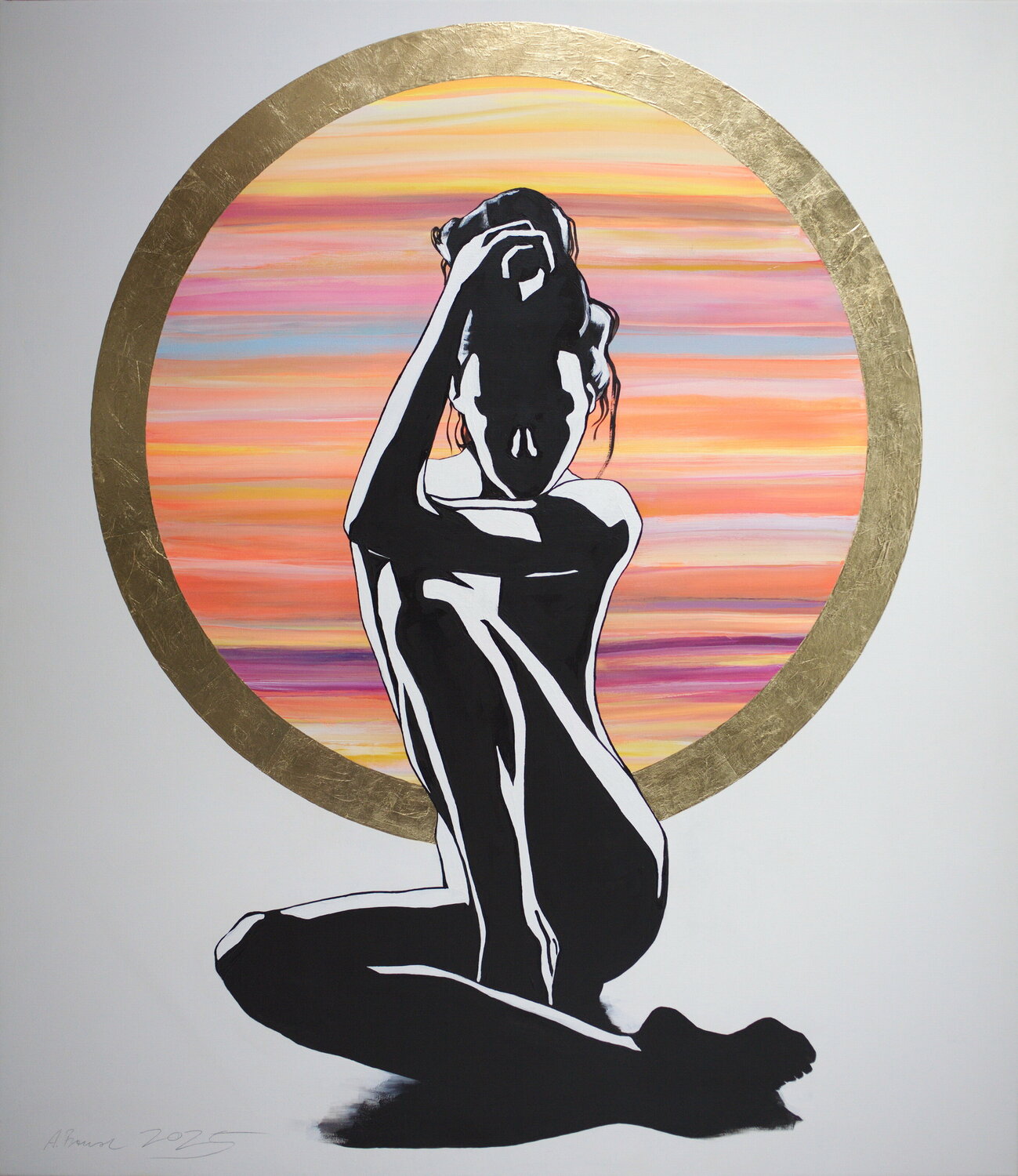 Waiting For Matisse Arno Bruse Original painting for sale