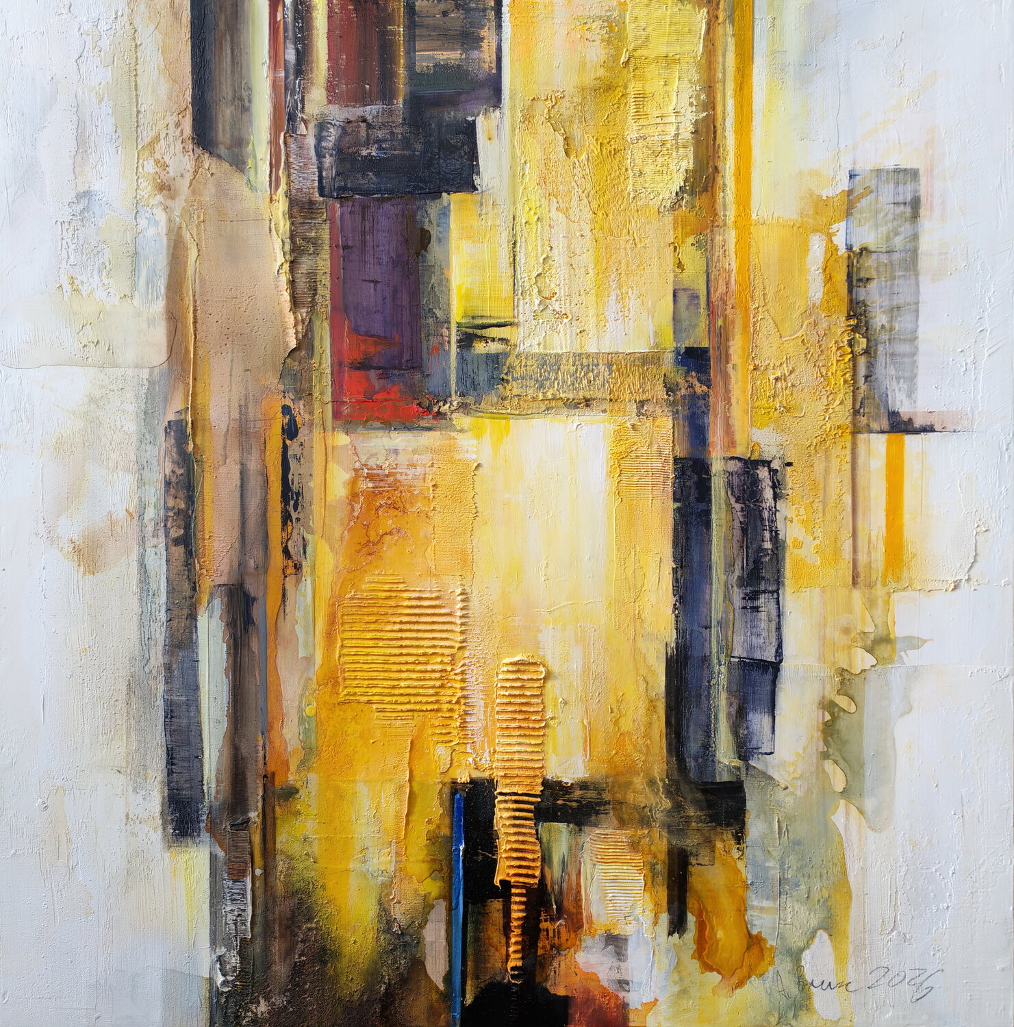 Lichtobjekt Arno Bruse Original painting for sale