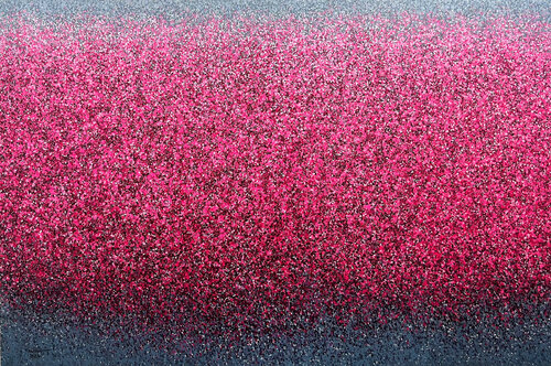 Cherry blossoms in the morning dew by Trong Thuong Tran, Painting for Sale on Select