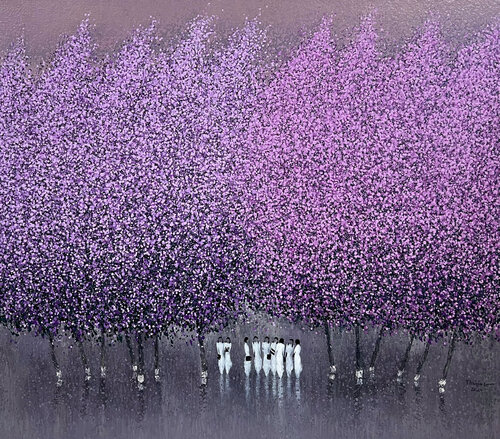 Winter love song No.2 by Trong Thuong Tran, Painting for Sale on Select