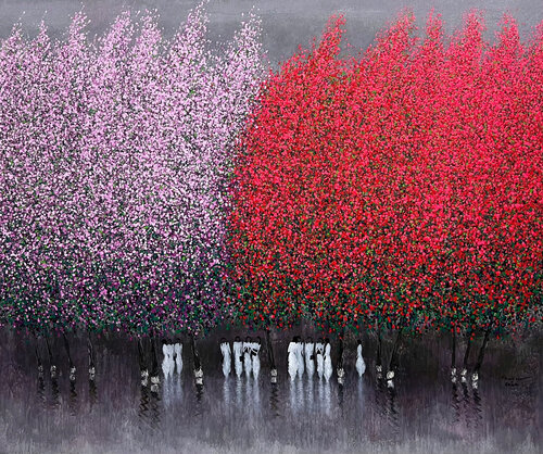 The season change No.6 by Trong Thuong Tran, Painting for Sale on Select