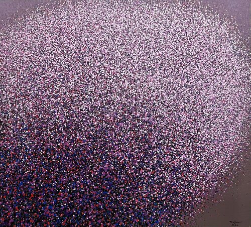 Cherry blossoms in spring breeze No.4 by Trong Thuong Tran, Painting for Sale on Select