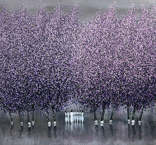 After the winter rain No.3 by Trong Thuong Tran, Painting for Sale on Select