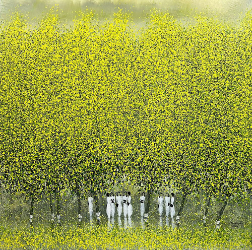 Passing through the autumn days No.3 by Trong Thuong Tran, Painting for Sale on Select