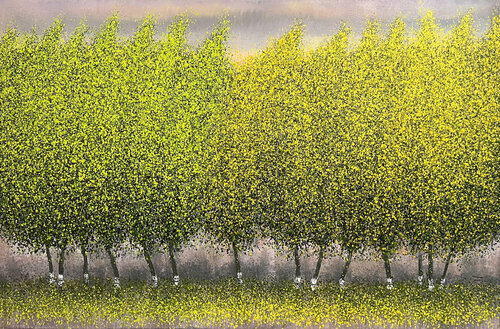 Season of changing leaves by Trong Thuong Tran, Painting for Sale on Select