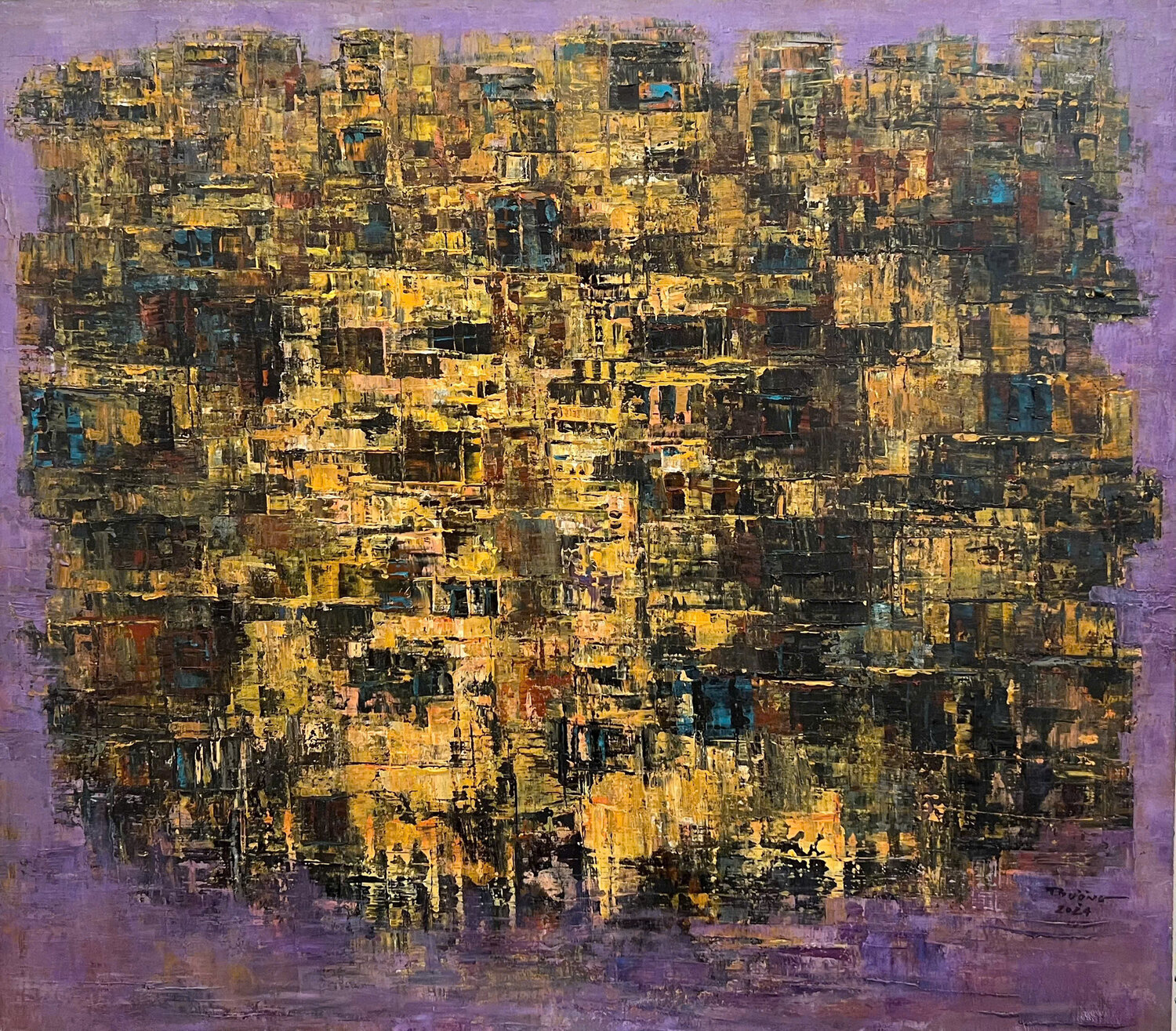 Sunny memory Trong Thuong Tran Original painting for sale