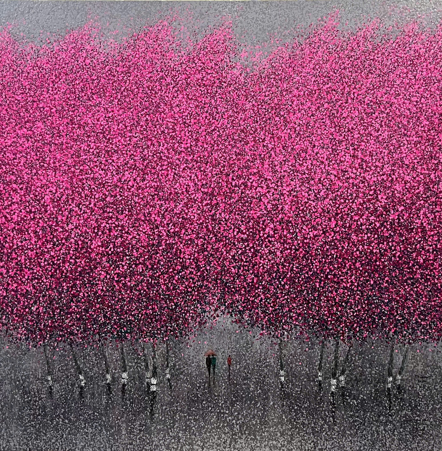 Winter of love Trong Thuong Tran Original painting for sale