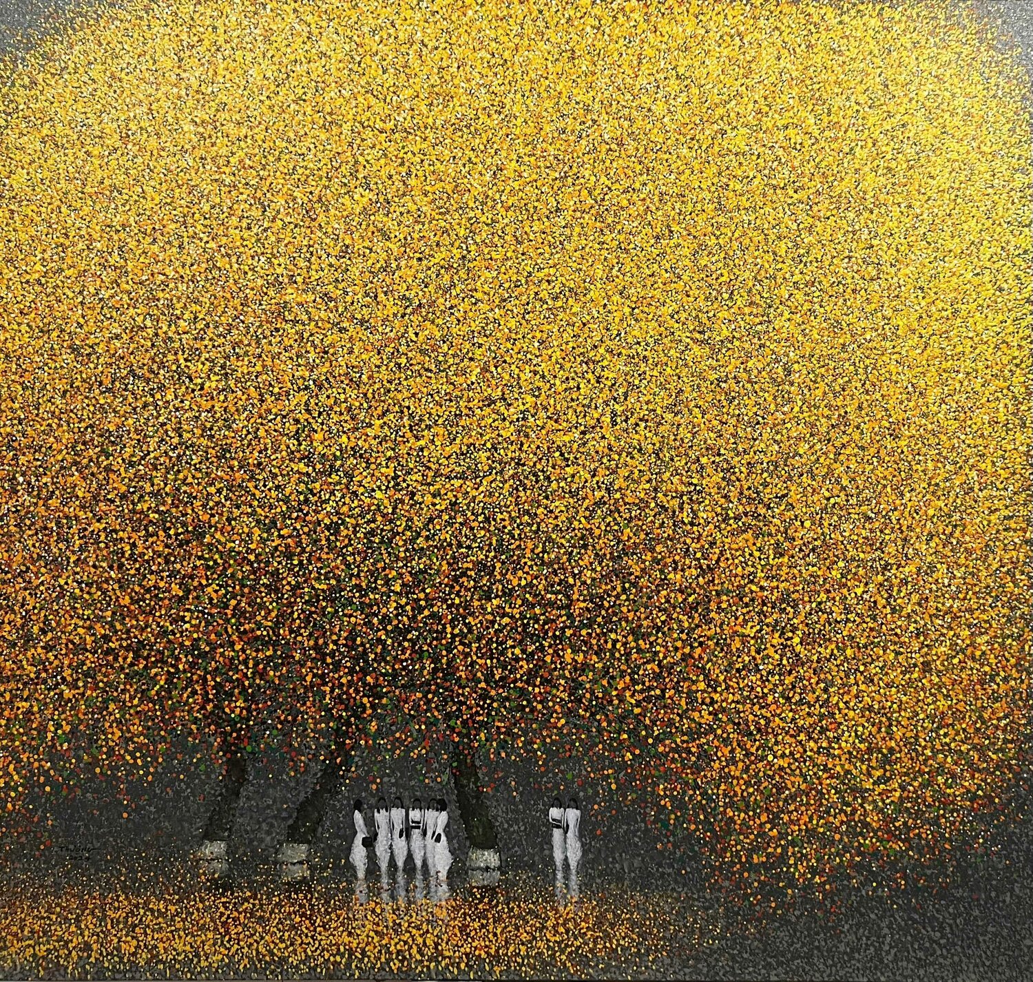 Passing Autumn Trong Thuong Tran Original painting for sale