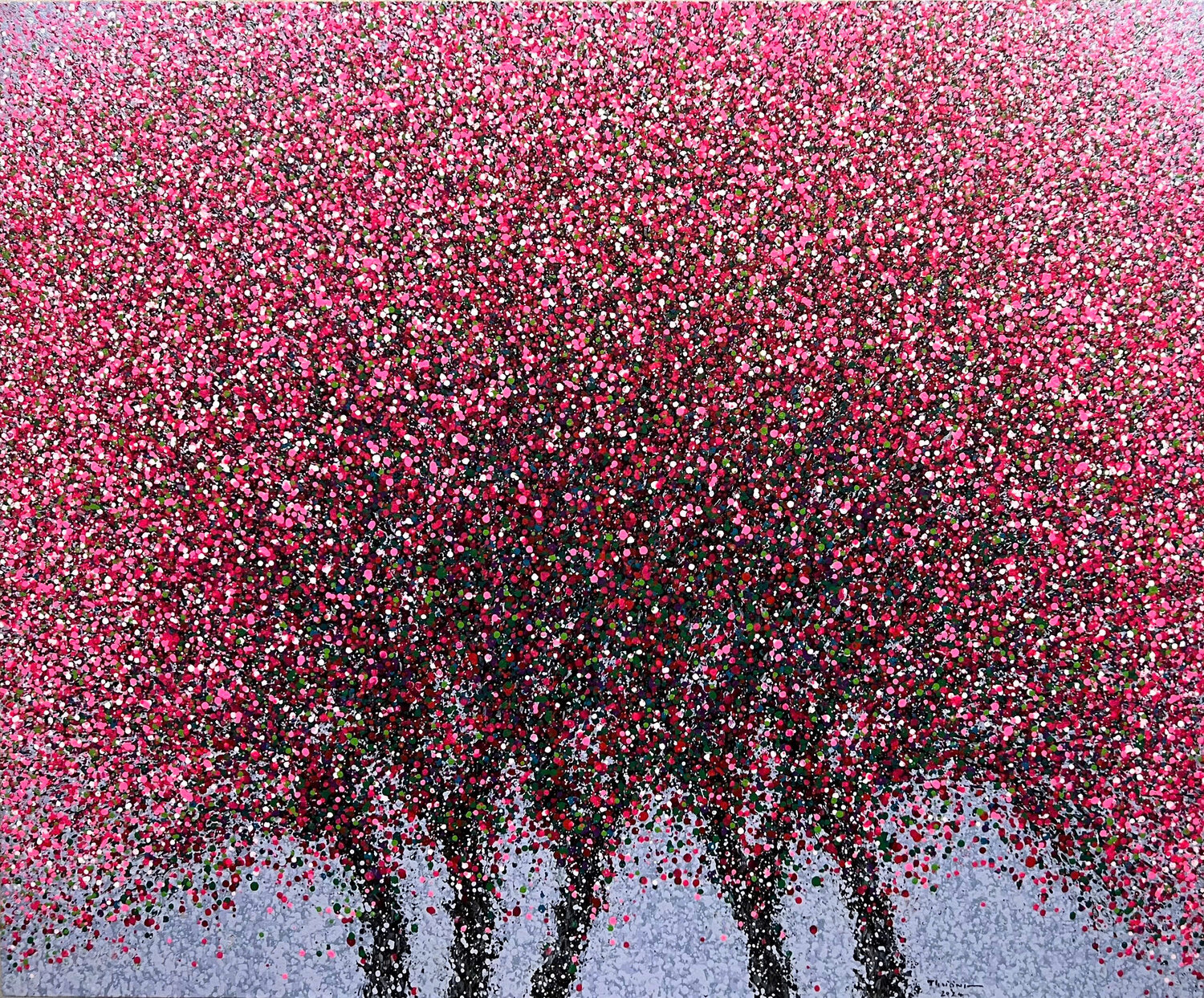 Spring Love Song Trong Thuong Tran Original painting for sale