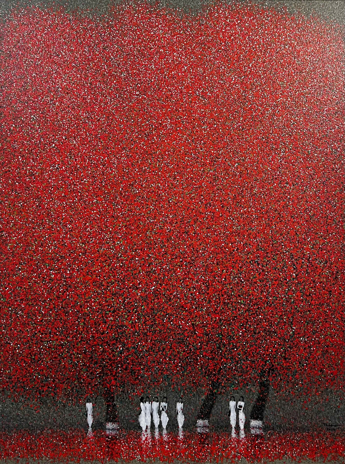 A winter morning No.5 Trong Thuong Tran Original painting for sale