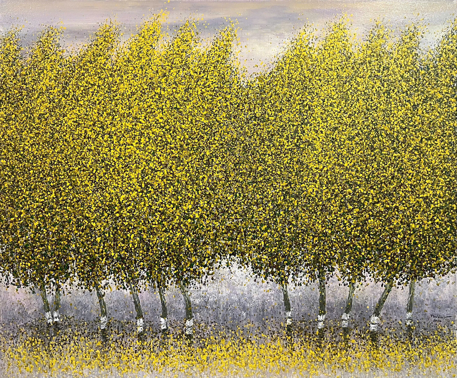 Early fall No.3 Trong Thuong Tran Original painting for sale