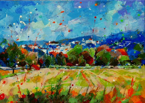 Midsummer by Miriam Montenegro, Painting for Sale on Select