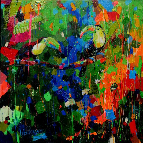 Save the rainforest by Miriam Montenegro, Painting for Sale on Select