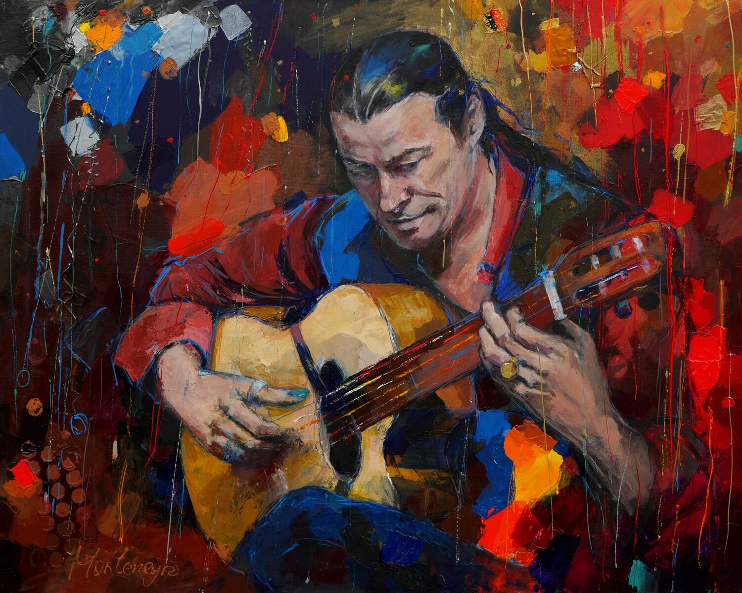 Lulo Miriam Montenegro Original painting for sale