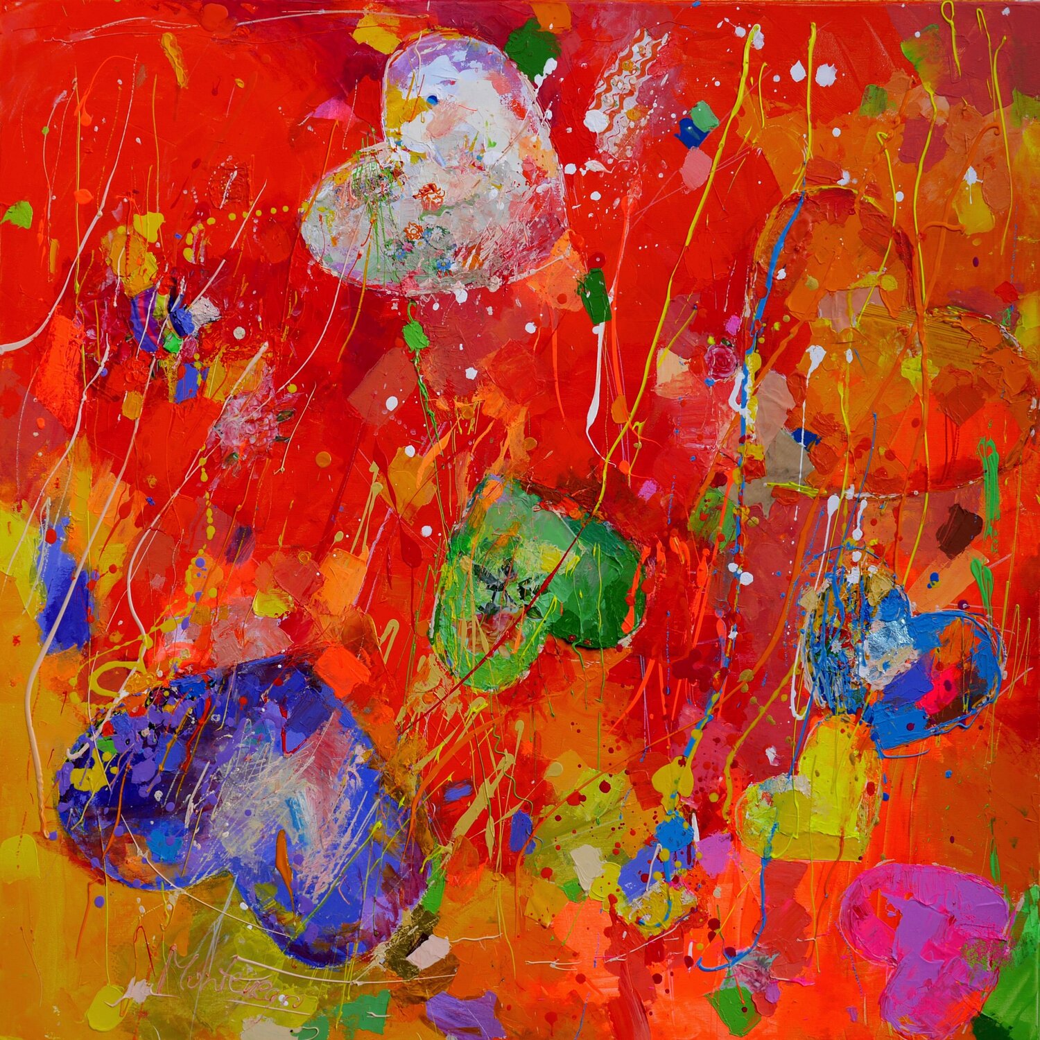 In love Miriam Montenegro Original painting for sale