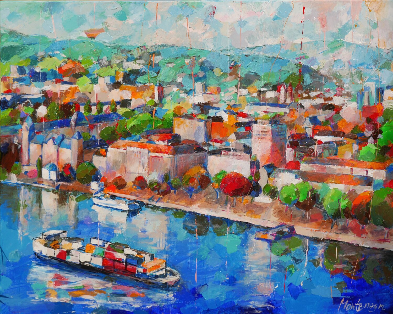 In the morning light Miriam Montenegro Original painting for sale
