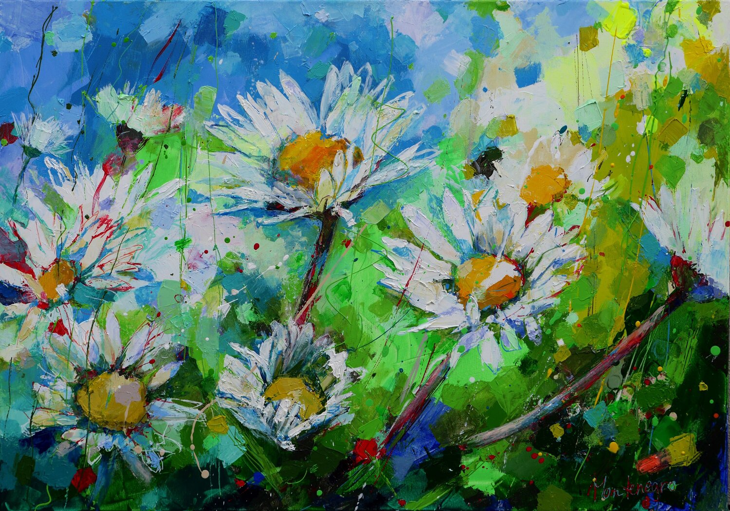 Somewhere Wild and Magic Miriam Montenegro Original painting for sale