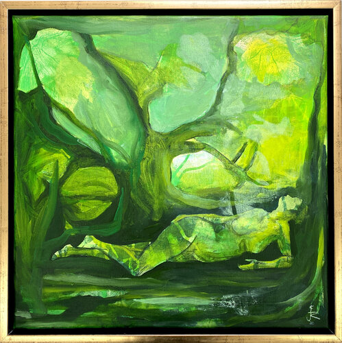 Baumgeflüster by Judith Riemer, Painting for Sale on Select