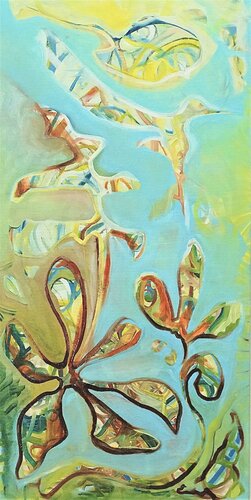 Paradise Garden by Judith Riemer, Painting for Sale on Select