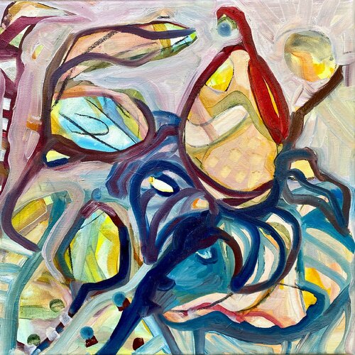 Gartenherzschlag 1 by Judith Riemer, Painting for Sale on Select