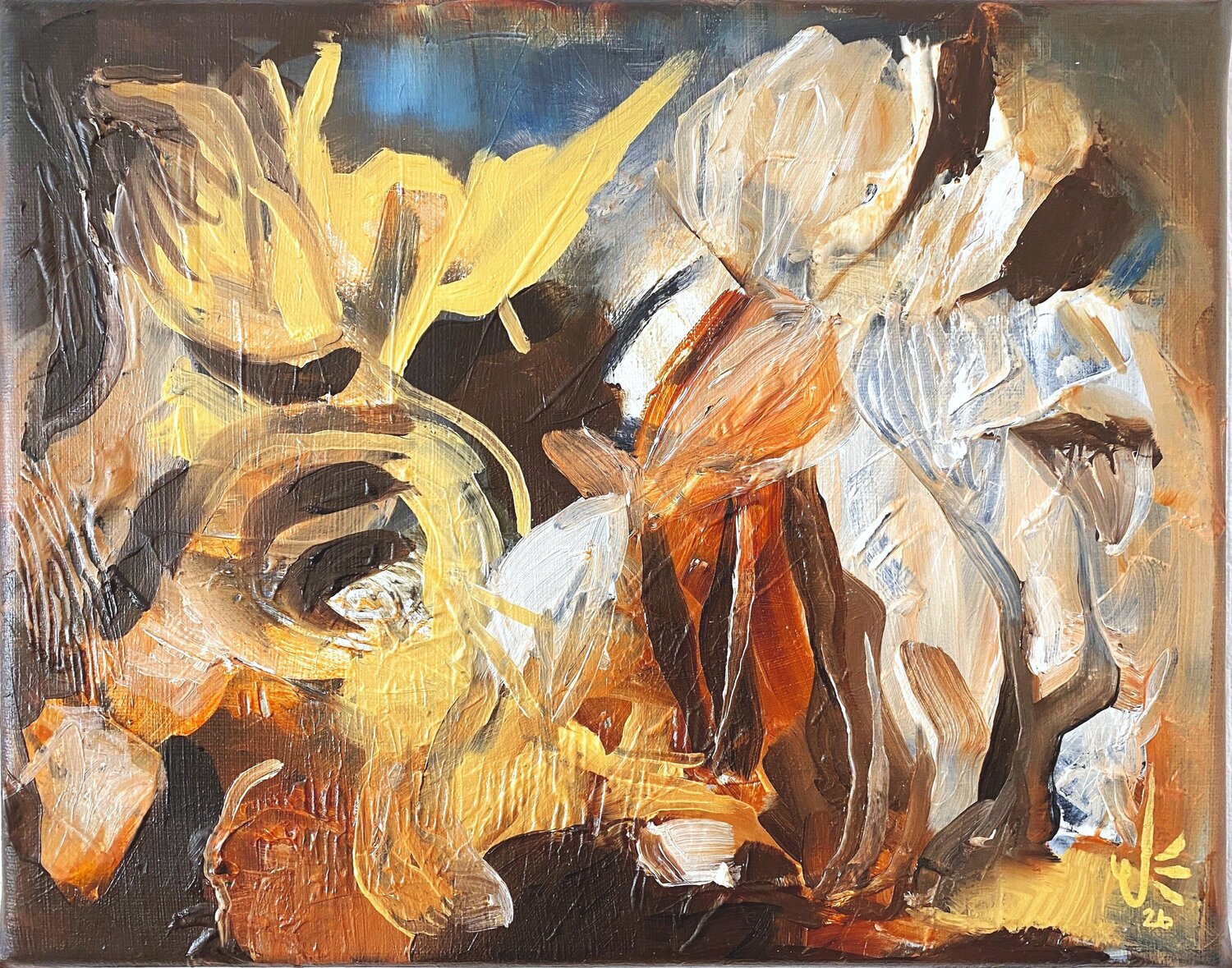 zwischen (in between) Judith Riemer Original painting for sale