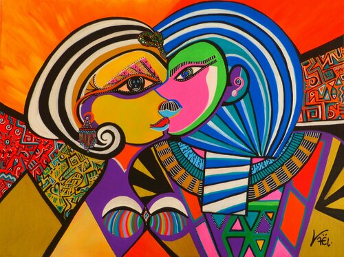 Néfertiti by Kaël, Painting for Sale on Select