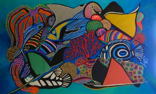 Abyssale beauté by Kaël, Painting for Sale on Select