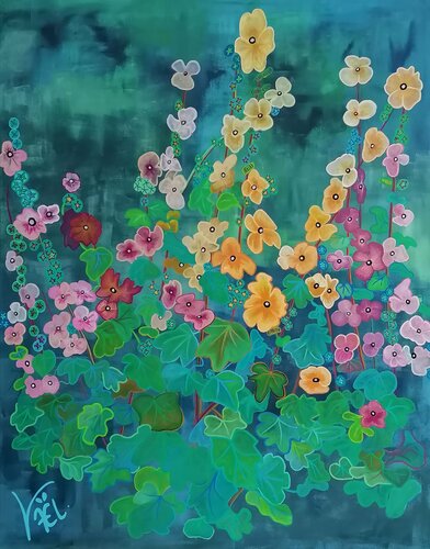 Les roses des Mers by Kaël, Painting for Sale on Select