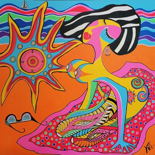 La Belle noiseuse by Kaël, Painting for Sale on Select