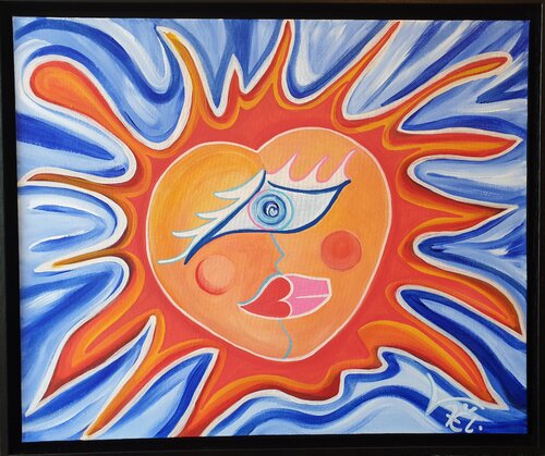 Les âmes sœurs by Kaël, Painting for Sale on Select