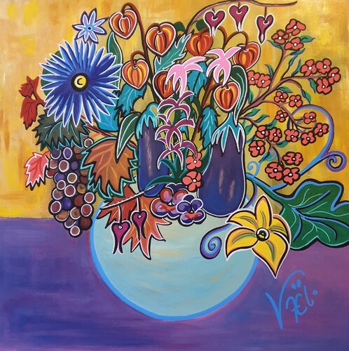 Bouquet d'automne by Kaël, Painting for Sale on Select