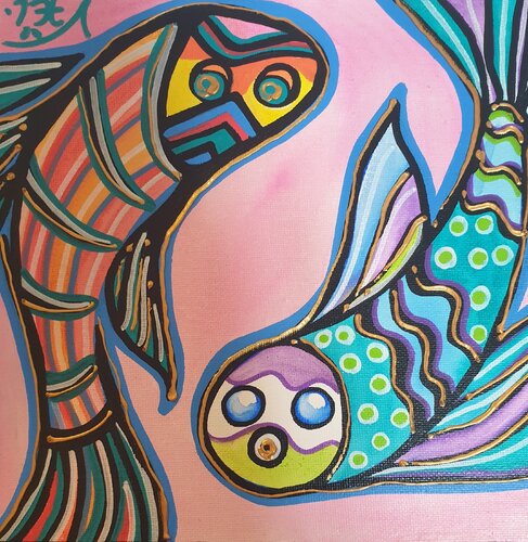 Astro Poisson by Kaël, Painting for Sale on Select
