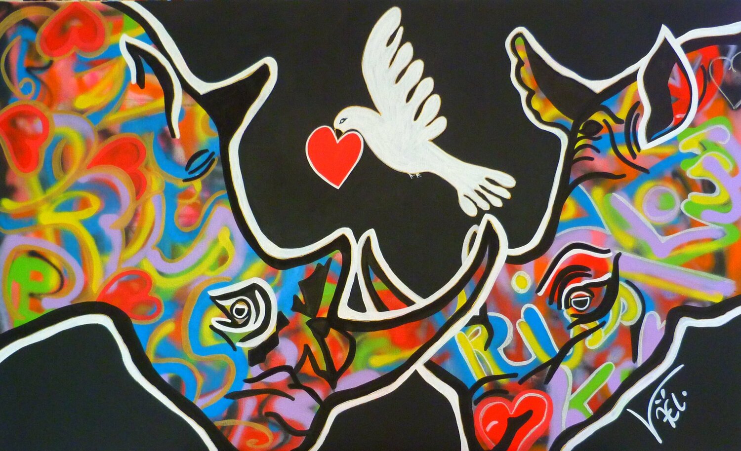 Force Elémentaire Kaël Original painting for sale