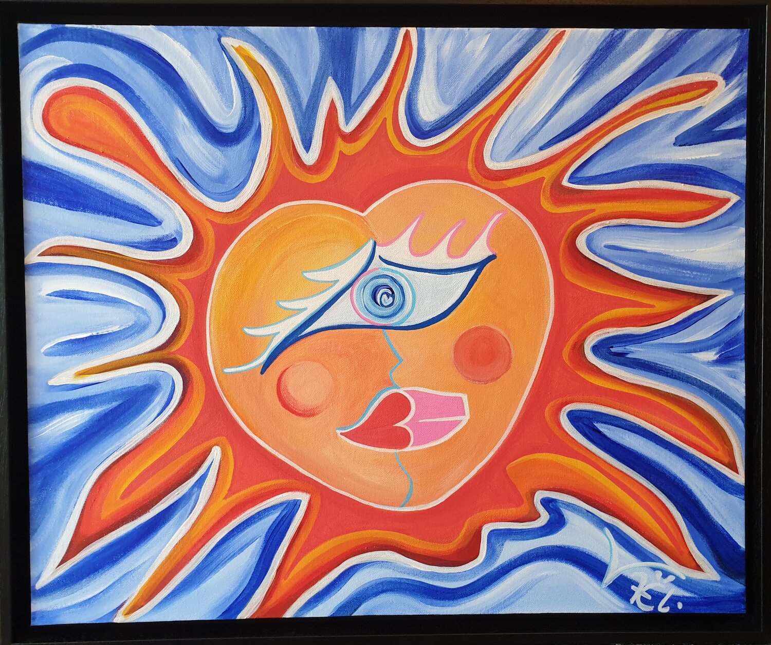 Les âmes sœurs Kaël Original painting for sale