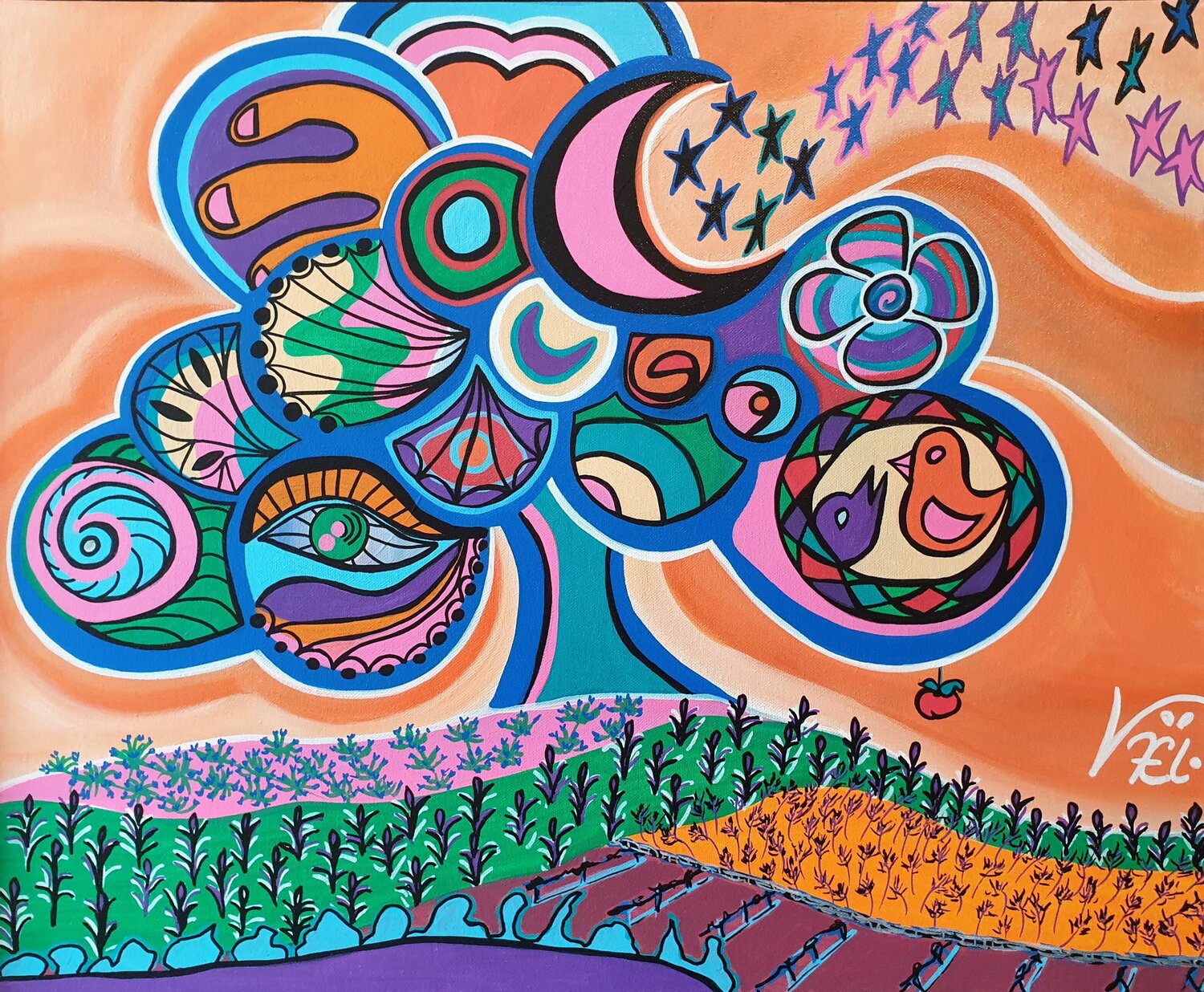 Petite pomme Kaël Original painting for sale