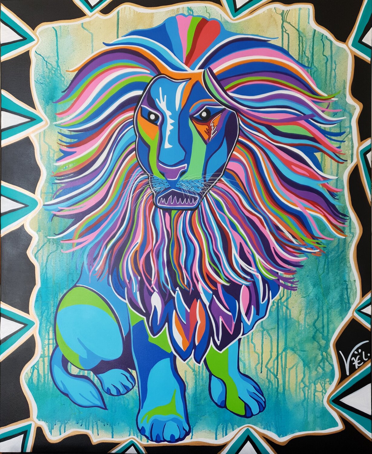 César Kaël Original painting for sale